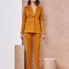 Orange Single Breasted Suit